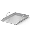 Stanbroil Stainless Steel Griddle Pan with Holder Replacement for Weber 7599 Weber Genesis II 300 Series Grills