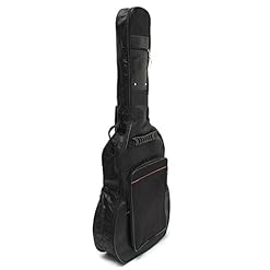 Housse de transport rembourrée pour guitare – 104,1 cm d’épaisseur – Double bandoulière – Noir - Les Beatles, Paul McCartney, John Lennon, RIngo Starr, George Harrison Housse de transport rembourrée pour guitare - 104,1 cm d'épaisseur - Double bandoulière - Noir – Image 3