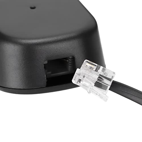 Teléfono alámbrico con pantalla LCD y contestadora miniatura 7