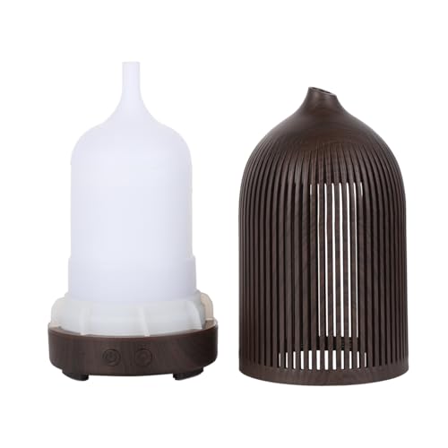 Diffuseur d'aromathérapie USB VALICLUD humidificateur bureau bois foncé - 2
