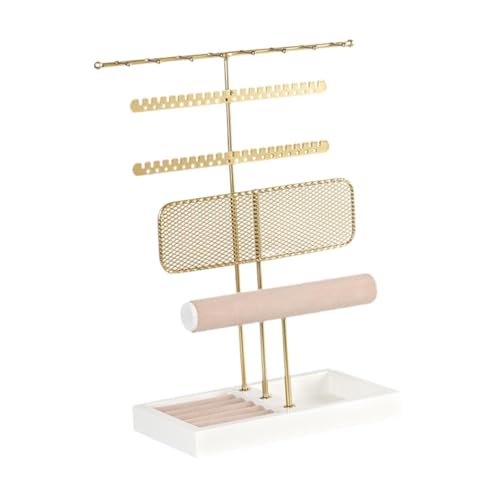 APLVFFZH Estante de Presentación de Joyería, Soporte para Pendientes, Mesa de Salón, Centro Comercial