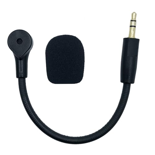 SPTSSWET Ersatz Mikrofon Kompatibel mit Kingston Hyper X Cloud Orbit S Gaming Kopfhörer Rauschunterdrückung, Abnehmbares Ersatz-Spielmikrofon 3,5 mm Jack Schwarz 16cm SPTSSWET Ersatz Mikrofon Kompatibel mit Kingston Hyper X Cloud Orbit S Gaming Kopfhörer Rauschunterdrückung, Abnehmbares Ersatz-Spielmikrofon 3,5 mm Jack Schwarz 16cm