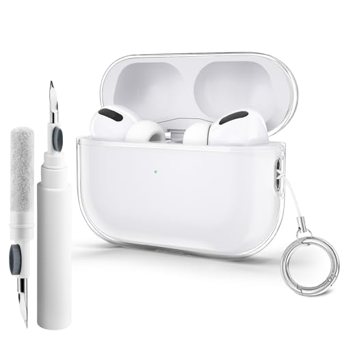 Amazon | AirPods Pro 2用 透明ケース 【クリーニング筆付き】 保護