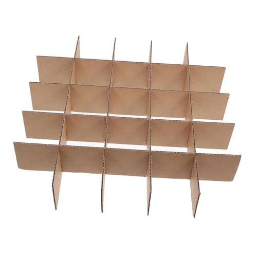FUNOMOCYA 8 piezas Separadores para Cajas de Envío Divisores de Cartón para Embalaje con Rejilla Protectora para Envío Seguro de Artículos Frágiles