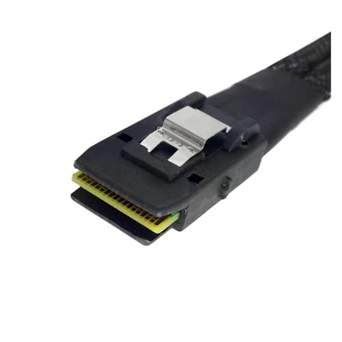 Cable S/AS Interno 36Pin Mini SFF-8087 Host a 4 SFF-8482 SATA 100 cm miniatura 5