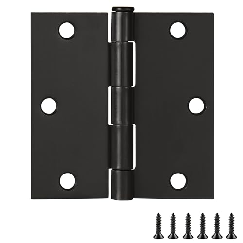 Charnières de porte d'angle carré pour rénover la maison 8,9 cm
