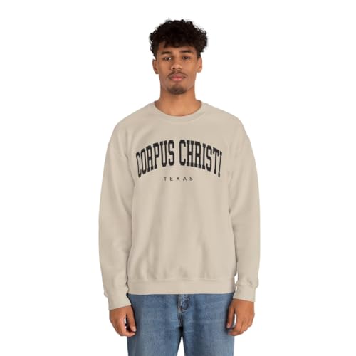Corpus Christi Texas Adult Unisex Crewneck Sweatshirt3