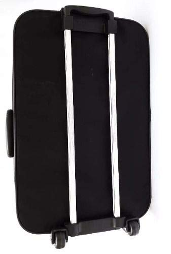 Mala Viagem Bordo Mão Pequena Paiva 2 Rodinhas Medidas ANAC 55x35x25cm (Preto)