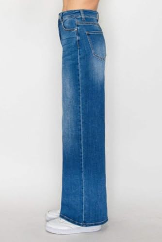 Wax Jean - Basic Wide Leg Jeans - 903863