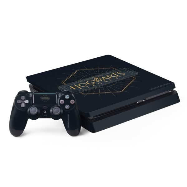 Skinit Decal Gaming Skin Compatible with PS4 Slim Bundle - Officially Licensed Wizarding World Hogwarts Legacy Main Poster Design