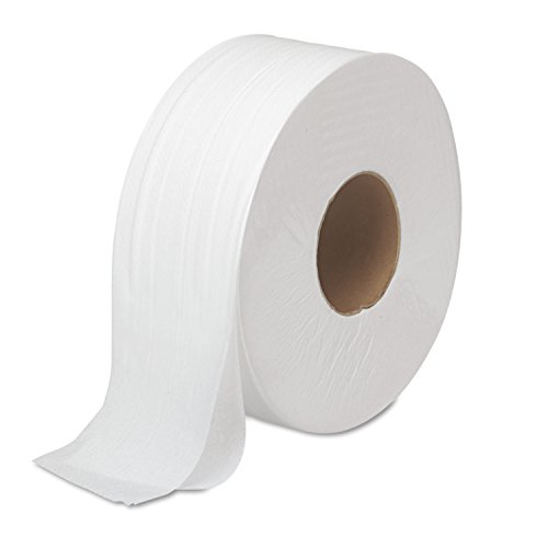 Boardwalk 6100 JRT Bath Tissue, Jumbo, Two-Ply, 1000 ft, White (Case of 12)