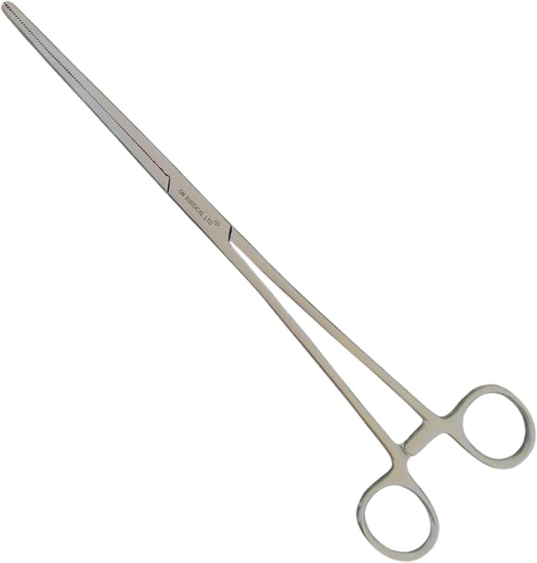 Professional Hemostat Fishing Forceps of Stainless Steel Used as Jewelry, Fly Fishing Forceps and unhooking Fish Pliers - Pet, Dog Ear Hair Grooming Forceps (30cm)