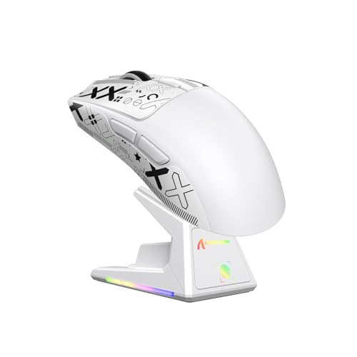 Souris sans fil PAW3395PRO pour jouer sans latence avec sa station RVB