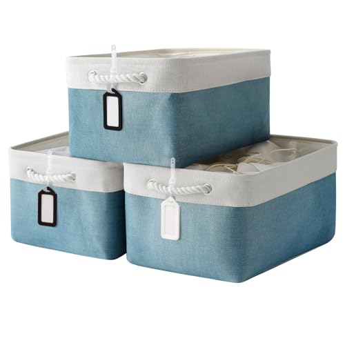 TcaFmac 収納ボックス収納バスケット 収納かご 3個セット 折り畳み式 幅40*奥行30*高さ21cm ランドリーバスケット ストレージバスケット 洗濯かご 衣類収納ボックス 小物入れ おしゃれなインテリア雑貨 おもちゃ 車用 オフィス 引き出し フ