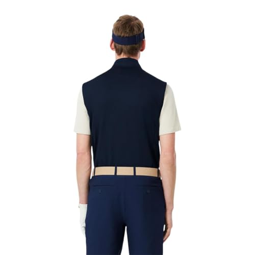 Lacoste mens Sport Quarter Zip Layering Golf Vest3