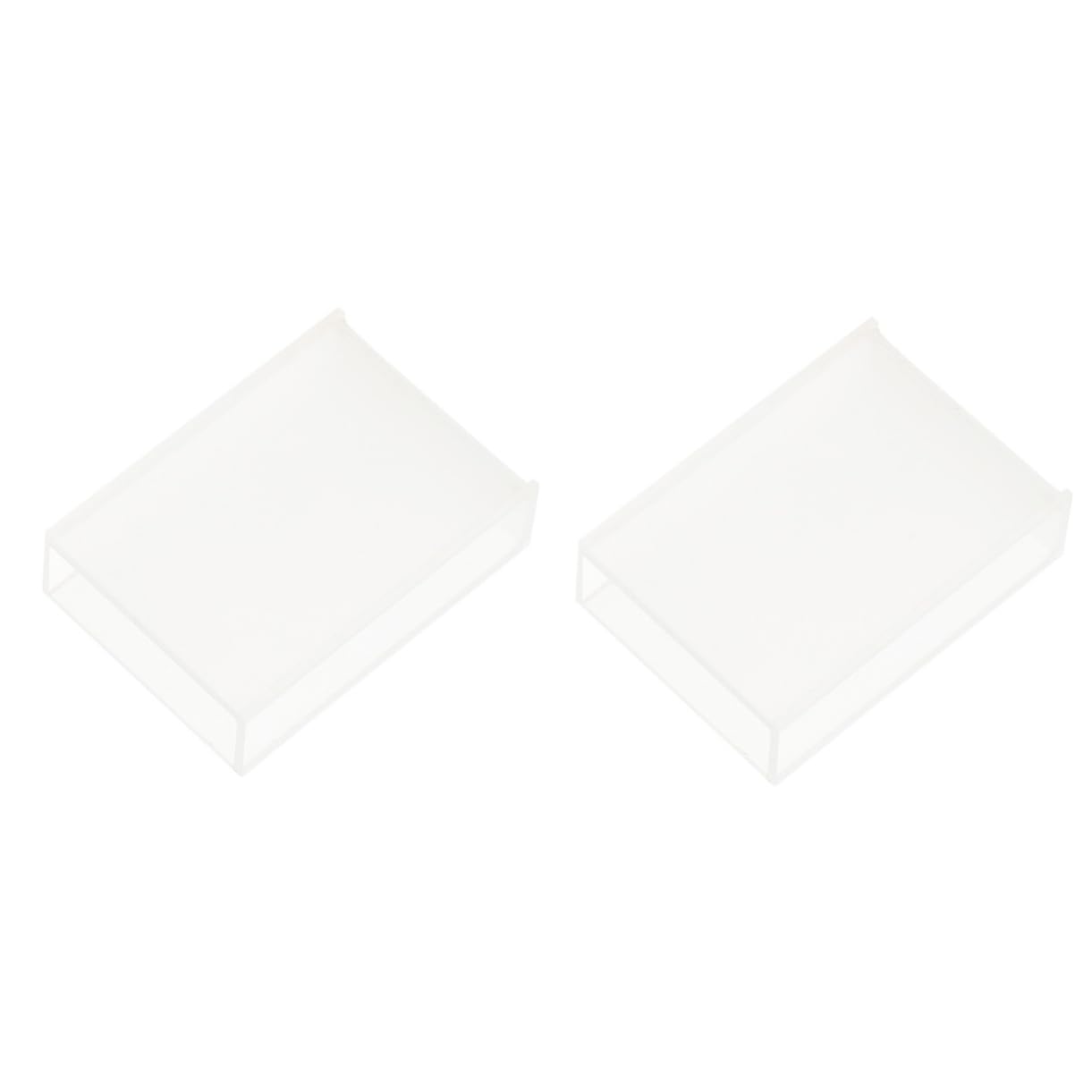 SOLUSTRE 2stücke Laboratory Glass Cuvette Path Hochtransparente Küvette Für Spektrophotometrie Und Chemische Analysen Für Und Forschungsanwendungen