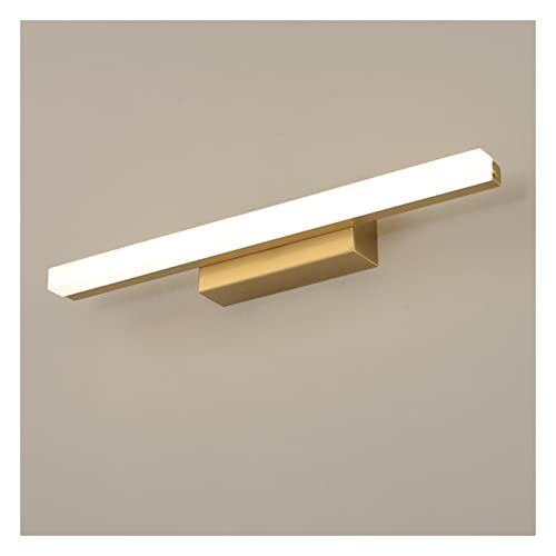 Lumière avant miroir salle de bain applique murale LED or