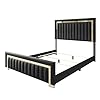 HOME DESIGN Olathe King Size Upholstered Panel Bed... #3