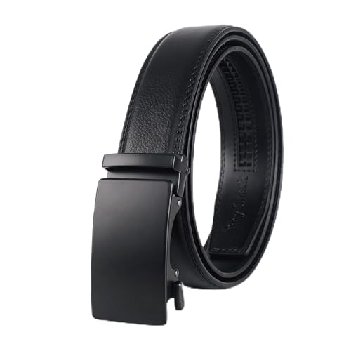 Mens Belt Leather Ratchet Belt For Men Dress and Casual with Adjustable Buckle 1 3/8