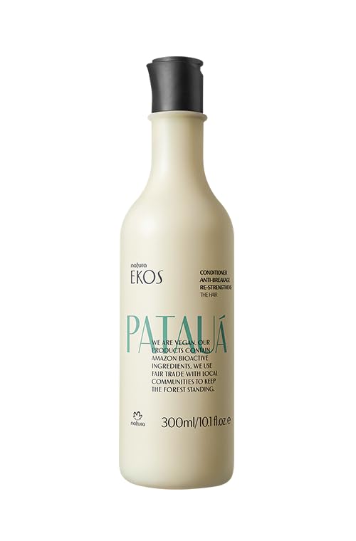 Ekos Patauá Hair Anti-Breakage Re-Strengthening Conditioner - Hair Loss - Fortify Roots & Strands - Vegan Hair Care - Brazilian Beauty Secrets - Personal & Self Care - 10.1 fl oz (300ml)