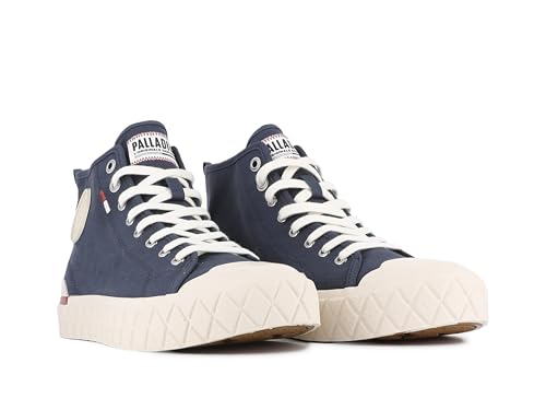 Image of Palladium Unisex Palla Ace Mid Organic Canvas Lace Up Sneaker