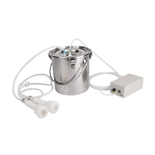 LOOM TREE® 5L Electric Cow Milking Machine Kit Uk 220V Plug ...