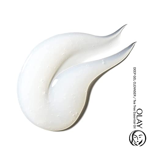 Olay Collagen Peptide Max Face Moisturizer With Tea Tree Deep Gel Cleanser #TOP4