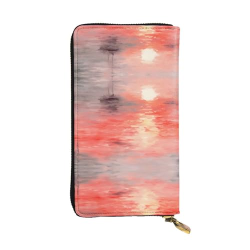 Portefeuille en cuir aquarelle idéal pour vos vacances et sorties quotidiennes