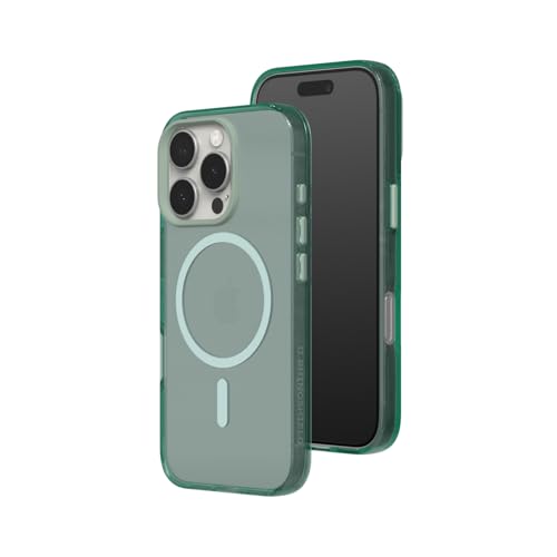 Coque Transparente MagSafe iPhone 16 Pro Max RhinoShield JellyTint Vert Fumé antichoc