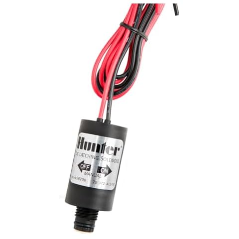 DC-Latching Solenoid for All Battery-Powered Controllers Using Hunter Irrigation valves Cover