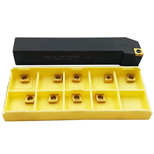 Herramientas de Torneado GBJ SCLCL 1616H06 con Insertos CCMT060204 miniatura 1