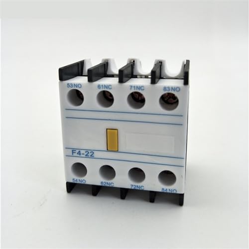 Conector F4-22 2NO 2NC bloque de contacto auxiliar lateral para contactores de motor AC