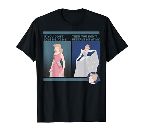 T-shirt Disney Cendrillon Best Worst le cadeau parfait pour les fans