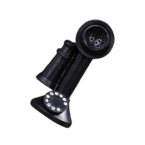 ERINGOGO 1pc Vintage Mini Adornment Retro Miniature Resin Decoration (Retro Telephone)