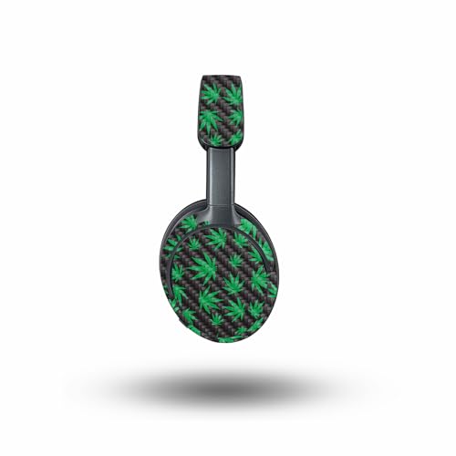 Image of MightySkins Carbon Fiber Skin Compatible with Bose QuietComfort Ultra - Marijuana | Protective, Durable Textured Carbon Fiber Finish | Easy to Apply, Remove, and Change Style