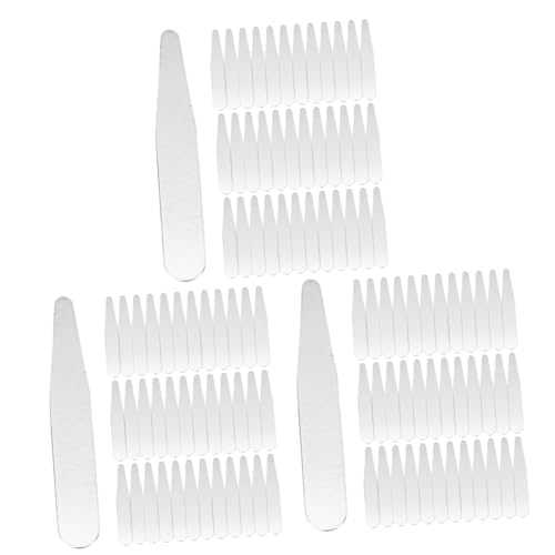 Happyyami 3sets Men's Dress Shirt Collar Extender Collar Stays for Men Professional Look 36pcs*3