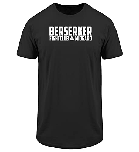 Viking Long Tee Noir Berserker Midgard XX-Large de Musculation au Quotidien