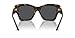 Versace VE 4452 108/87 Havana Plastic Fashion Sunglasses Grey Lens