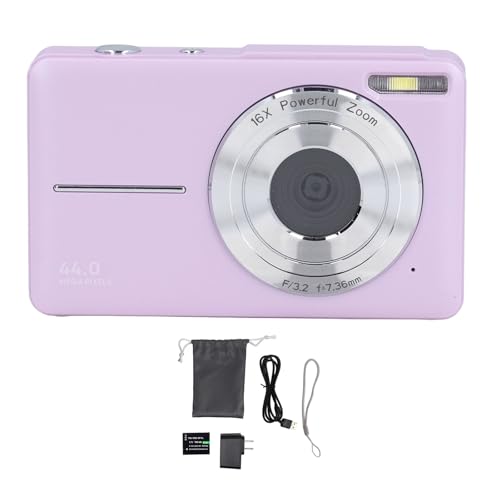 Cámara digital compacta 44MP con pantalla IPS 2.5 pulgadas miniatura 7