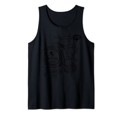 Día de Colón Unicornio Pie Grande - Día de Colón Camiseta sin...