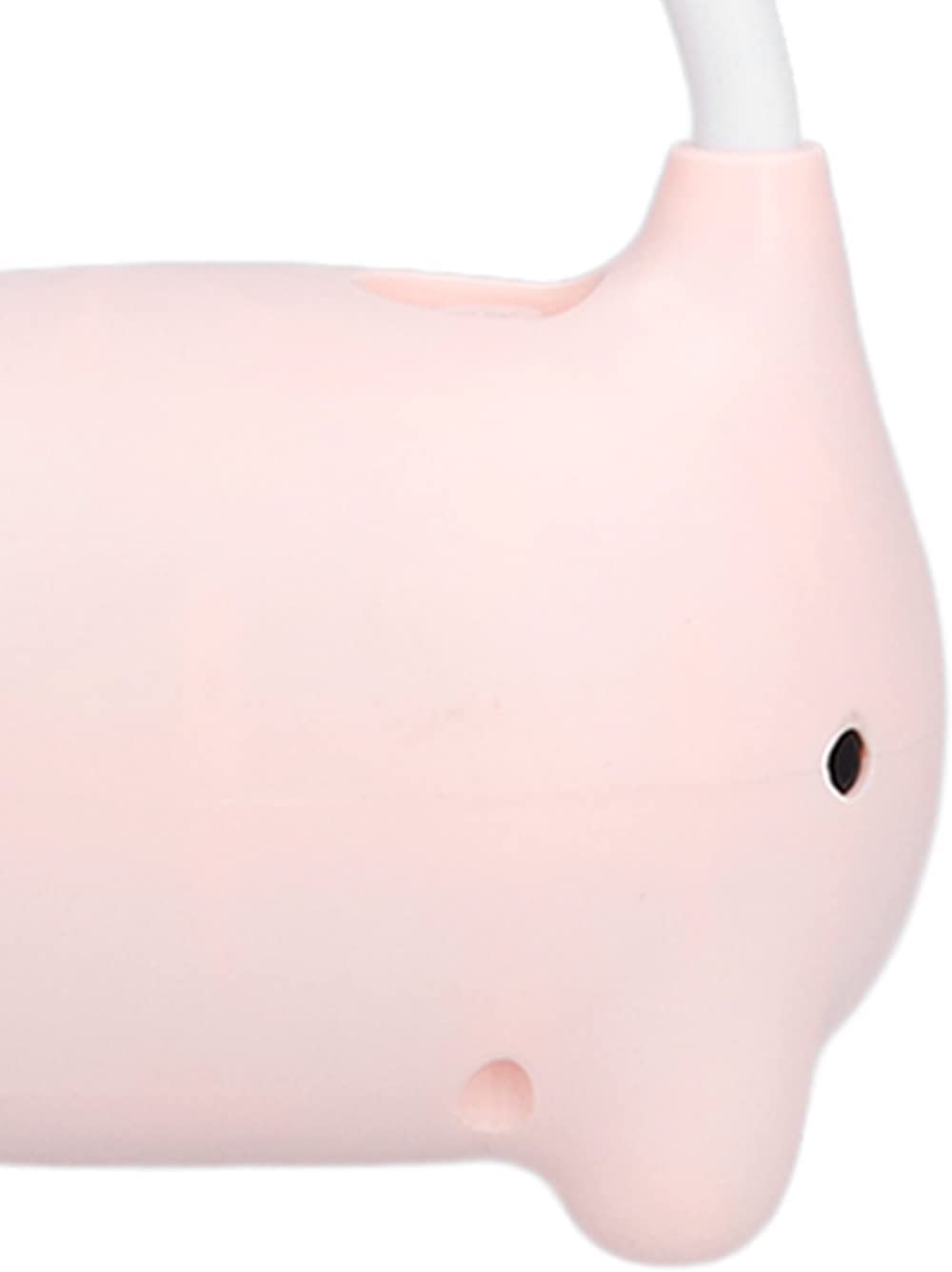 Lampara Escritorio para Oficina Encantadora Lámpara De Escritorio Alce, Luz Lectura con Carga USB para Oficina, Hogar, Dormitorio, Aprendizaje Moderno Flexo Escritorio(Pink)