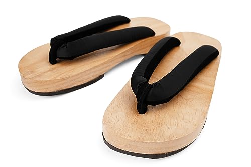 Image of Japanese Wooden Clogs Geta Slippers