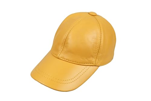 Image of Genuine Leather Unisex Baseball Cap