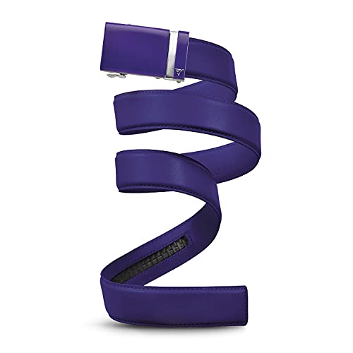Ceinture à cliquet homme 40mm Mission Belt en cuir véritable sans trous