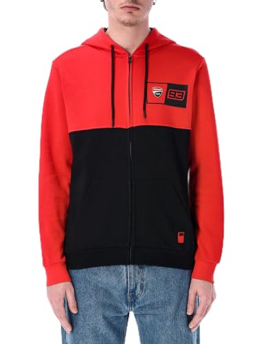 GP GRUPPO PRITELLI Sudadera Ducati Dual Marquez - 93 Box Logo, rojo, XS