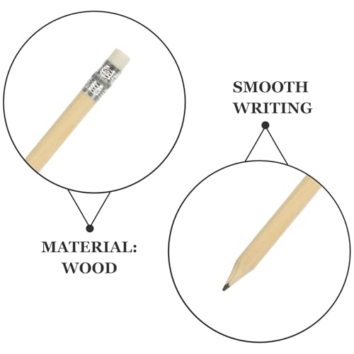 Lápices mini de madera NOLITOY 35 piezas miniatura 3