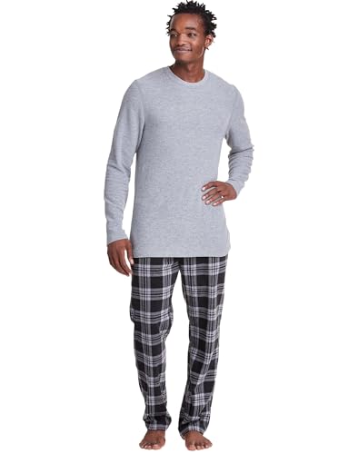 Hanes Men's X Temp Micro Fleece Thermal Set, Medium
