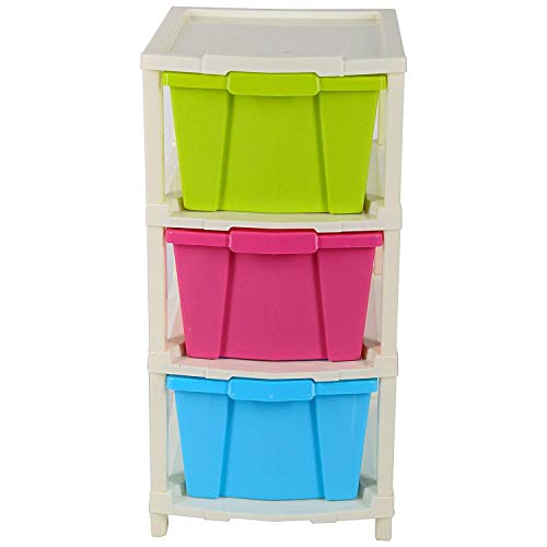 SGMSC Plastic MultiPurpose Use Modular Basket Drawer Storage Rack for