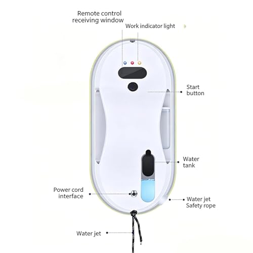 Limpiador de ventanas de robot automático con spray y 10 paños 5