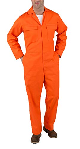 BSF Uniforms Men's Cotton Orange Medium Coverall (Boiler Suit and Dungree)-picture-12